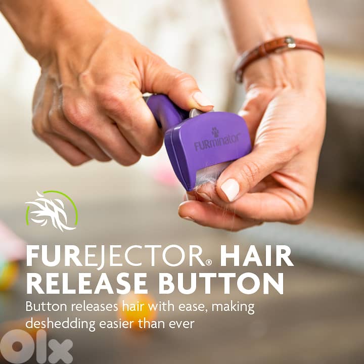 FURminator deShedding Tool – Medium/Large Short-Hair Cats | Reduces Sh 5