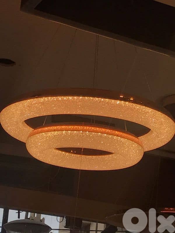 Modern Led Light ring chandelier 0