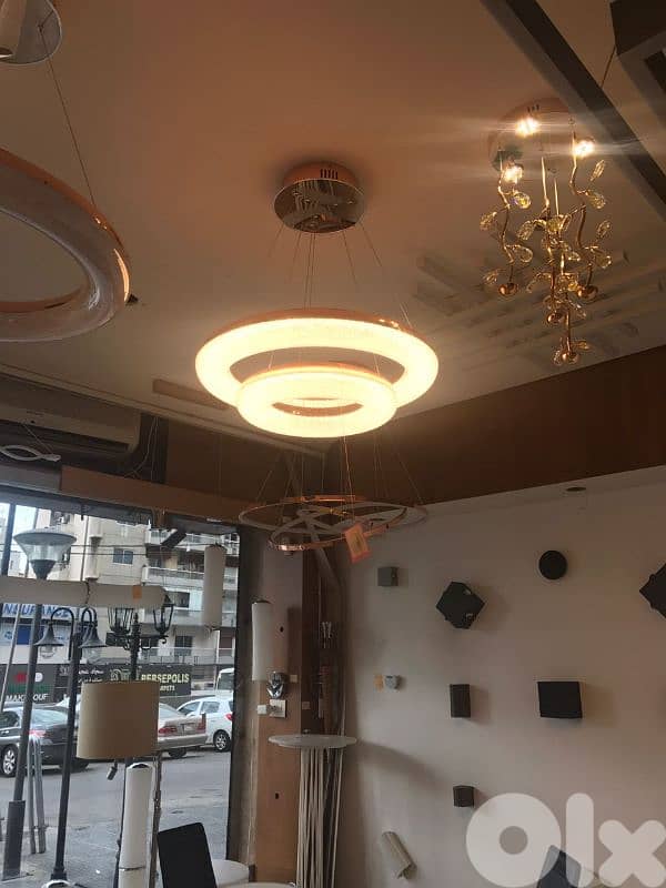 Modern Led Light ring chandelier 1