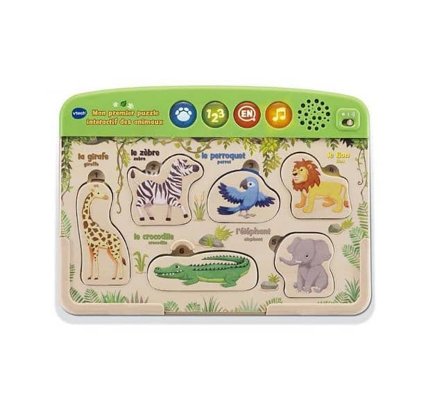 vtech my first interactive animal puzzle 0