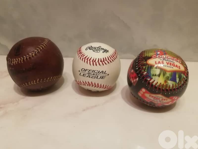 Baseball hard balls starting 7$ ask for prices 0