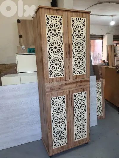 خزائن أحذية حجم كبير  cnc جديدة من المعمل