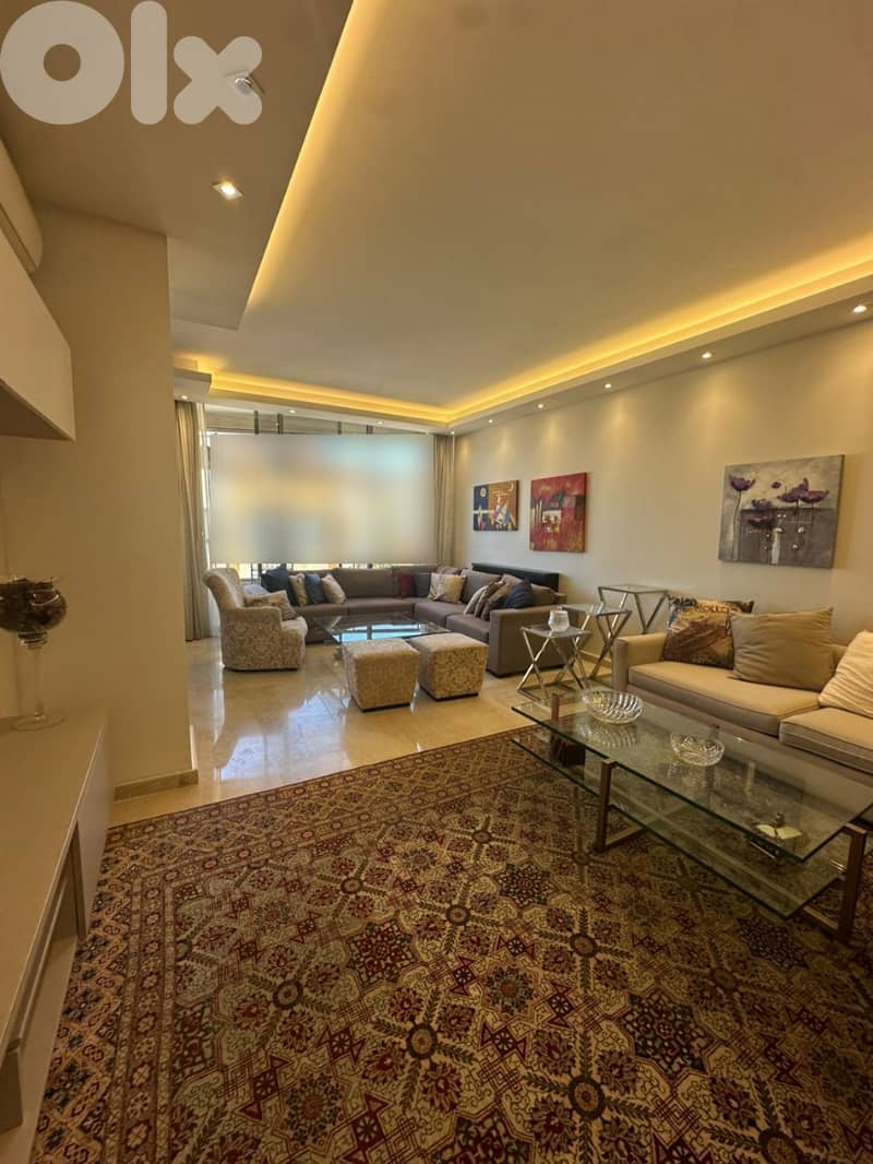 LUXURIOUS FULLY FURNISHED APARTMENT FOR RENT IN HAZMIEH, (HAR-253) 0