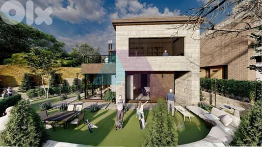 3 Villas on 1,200m2 land 4sale in Hrajel/Faraya - فلل للبيع في حراجل