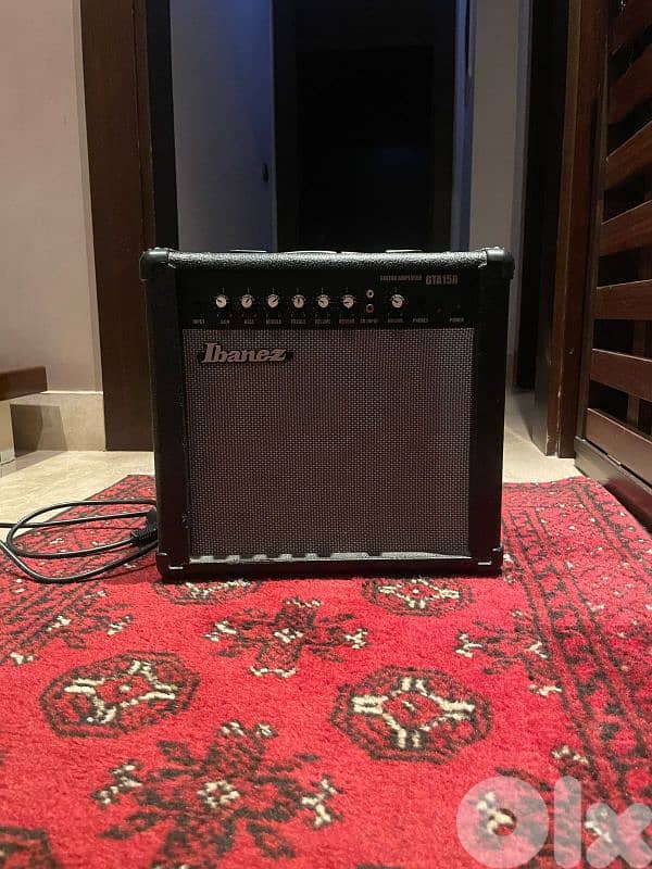 carlos flying v guitar concert-grade with ibanez amp 4