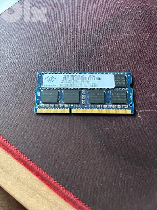 4gb ram for leptop ddr3 0