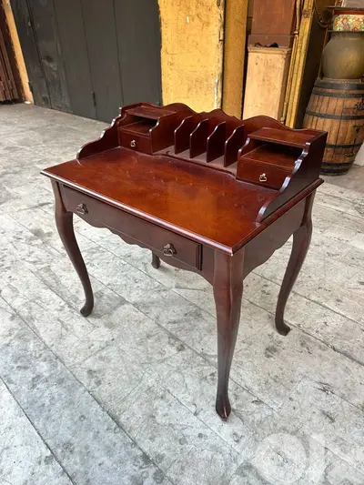 english secritère deskسكرتير مكتب انجليزي انتيك خشب جوز english secritère deskسكرتير مكتب انجليزي انتيك خشب جوز