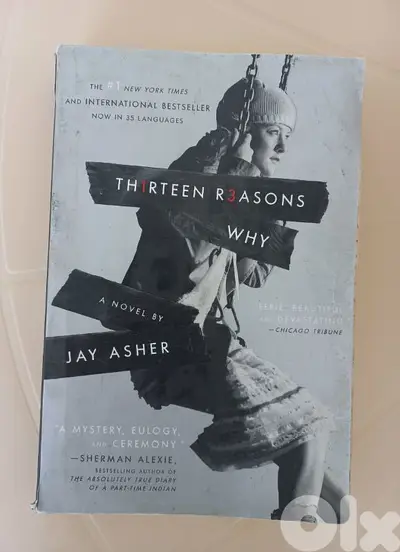A novel:Thirteen Reasons Why by:Jay Asher