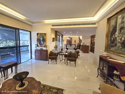 For Rent – Elegant 350 sqm Furnished Apartment in Rabieh