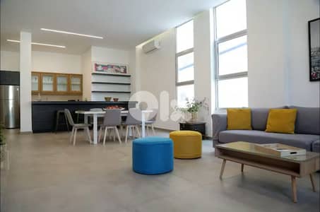 L19400 - Furnished Apartment with Backyard For Rent in Baabda