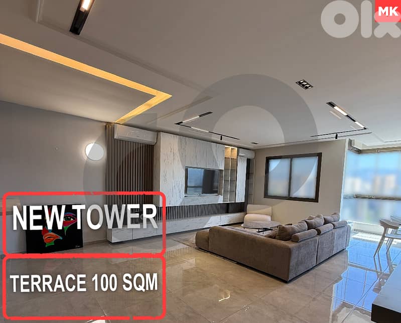 New tower, 360° views, terrace, prime location, achrafieh REF#MK127248 0