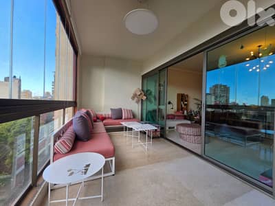 L19440 - Bright Apartment with City View For Sale in Achrafieh, Rizk