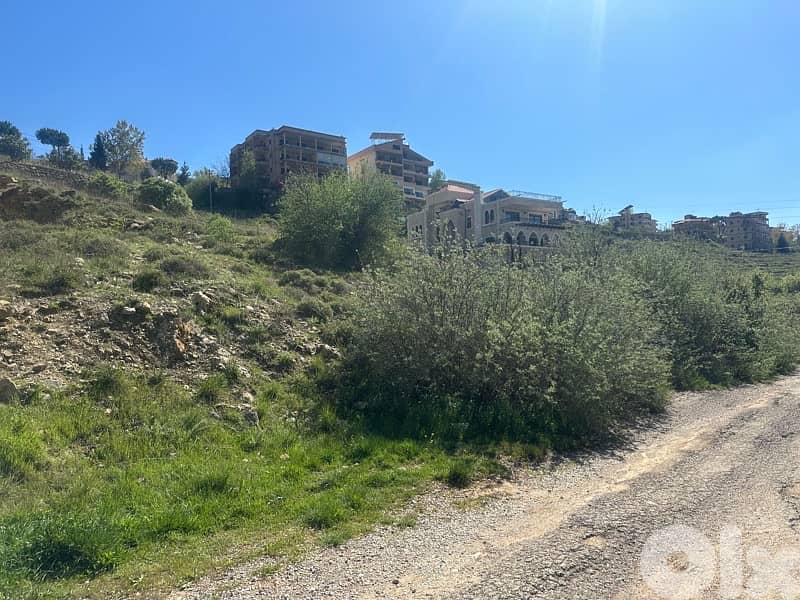 757m land zone 30/90 residential building sale bhamdoun mhatta AUST 1