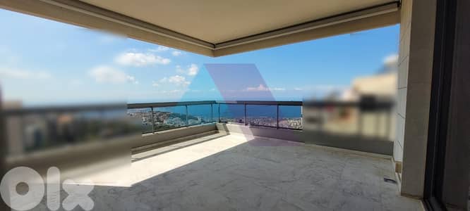 3 bedroom apartment+sea view 4sale in kornet Chehwan-شقة في قرنة شهوان