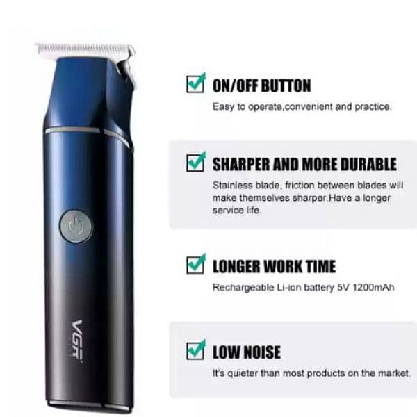 VGR V-986 Pro Self Haircut Hair Clipper Beard Trimmer 1