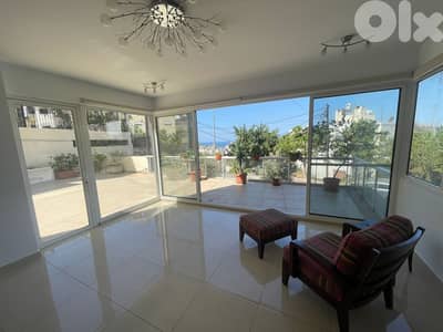 Fully furnished luxurious apartment- 200 terrace for rent in naccach