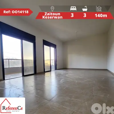 Payment facilities apartment in Zeitoun شقة بتسهيلات في الدفع في زيتون