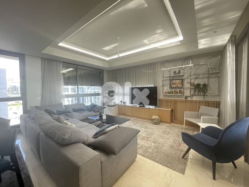 Furnished apartment rent Waterfront Dbayeh - Marina View MQFS2460 0