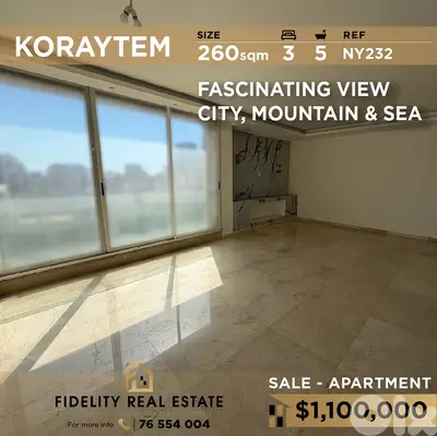 Apartment for sale in Koraytem NY232 شقة للبيع في قريطم