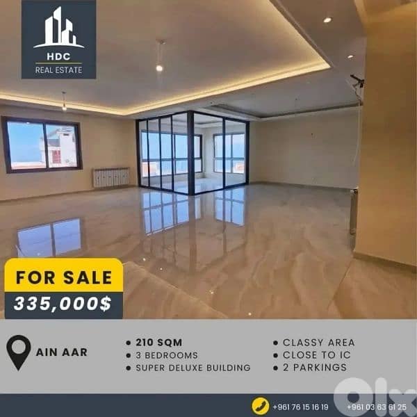 Ain Aar 209 sqm | Decorated | Partial Sea View | payment facilities 0
