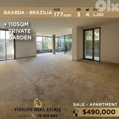 Apartment for sale in Baabda LJ90 شقة للبيع في بعبدا