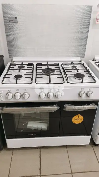 Gas Oven Ariston 90cm White فرن غاز أريستون الأصلي
