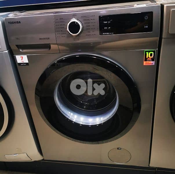 Washer Toshiba 7kg Inverter غسالة توشيبا الأصلية كفالة شركة 0