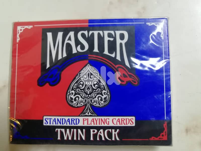 Master playing cards pack of 2 new sealed 0