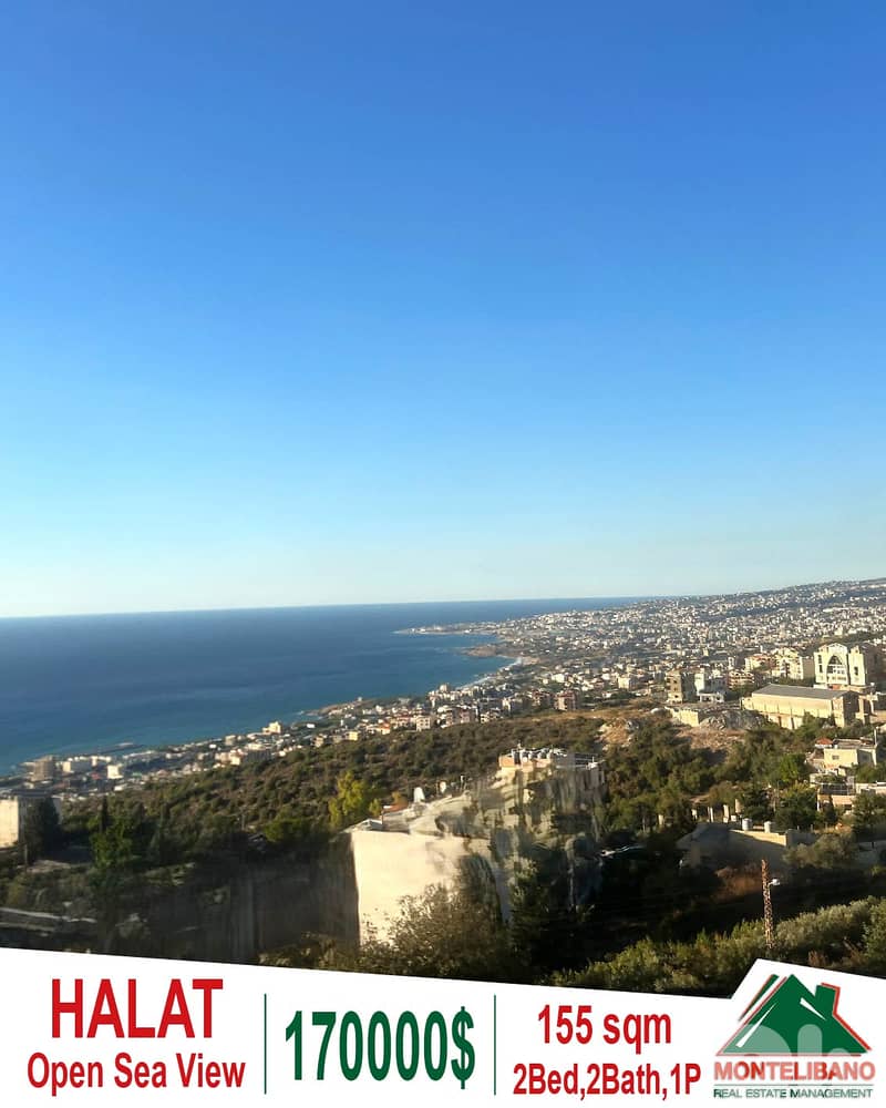 155 sqm Apartment For Sale in Halat with Open Sea View 0