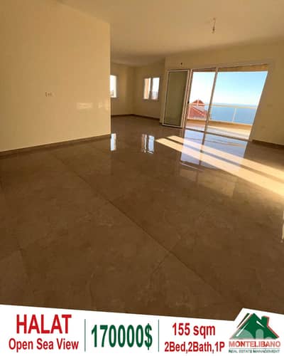 155 sqm Apartment For Sale in Halat with Open Sea View