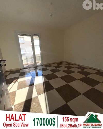 155 sqm Apartment For Sale in Halat with Open Sea View
