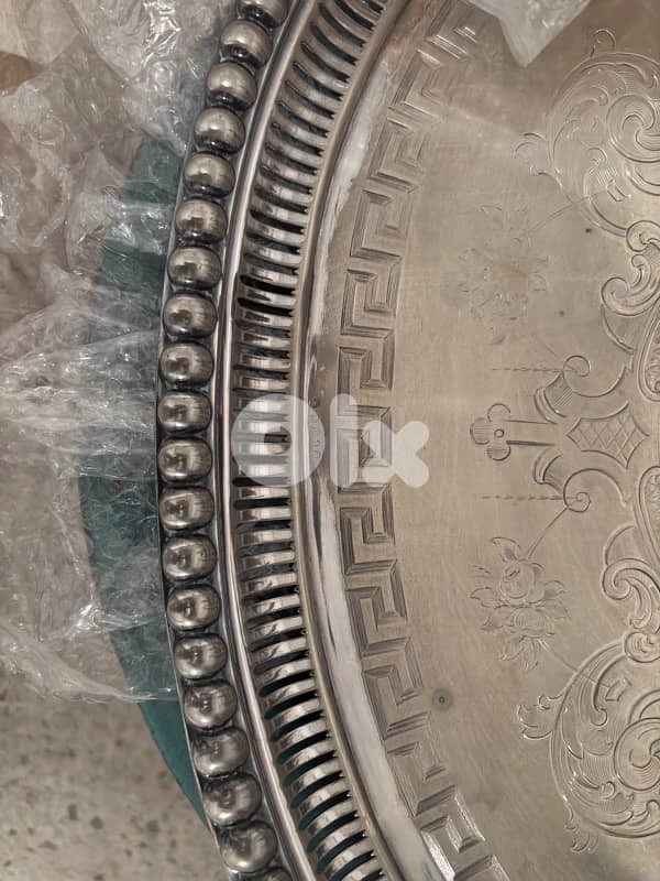 Silver platter (plated silver) 2