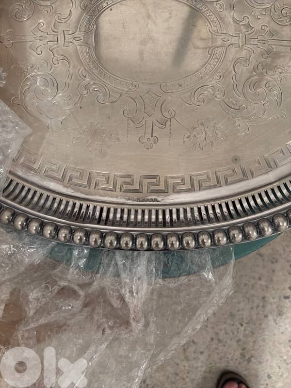 Silver platter (plated silver) 3