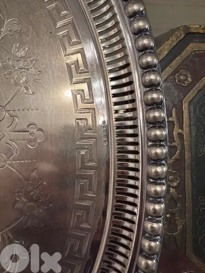 Silver platter (plated silver)