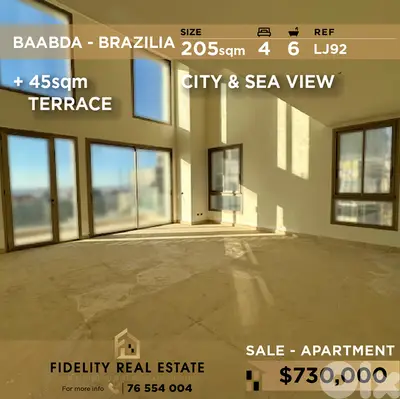 Apartment for sale in Baabda LJ92 شقة للبيع في بعبدا