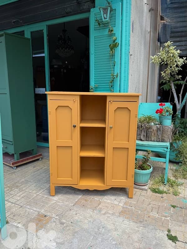 wood red cabinet 3