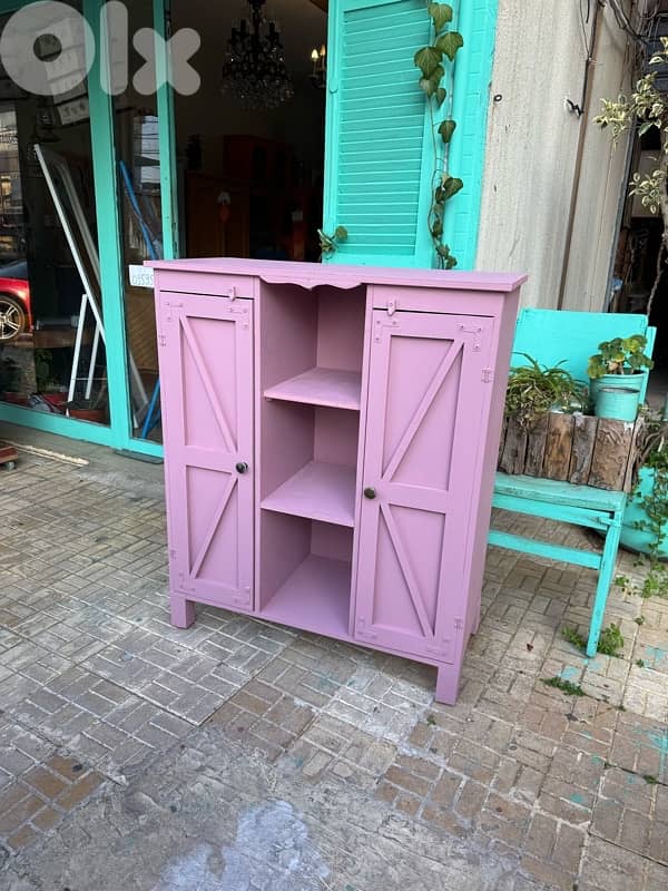wood red cabinet 4