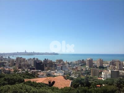 PANORAMIC SEA AND MOUNTAIN VIEW ROOFTOP FOR SALE IN AWKAR, (AW-121)