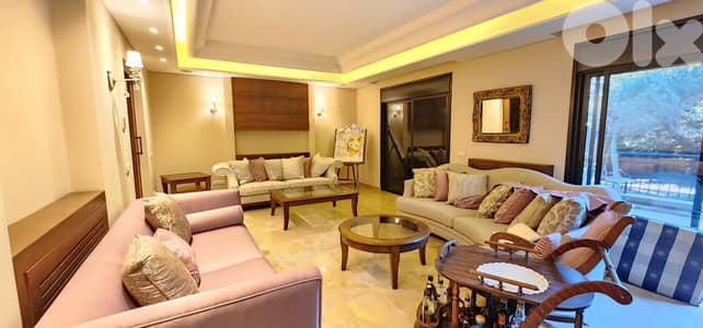 L19491 - Semi-Attached Villa With Garden For Sale in Bsaba, Baabda