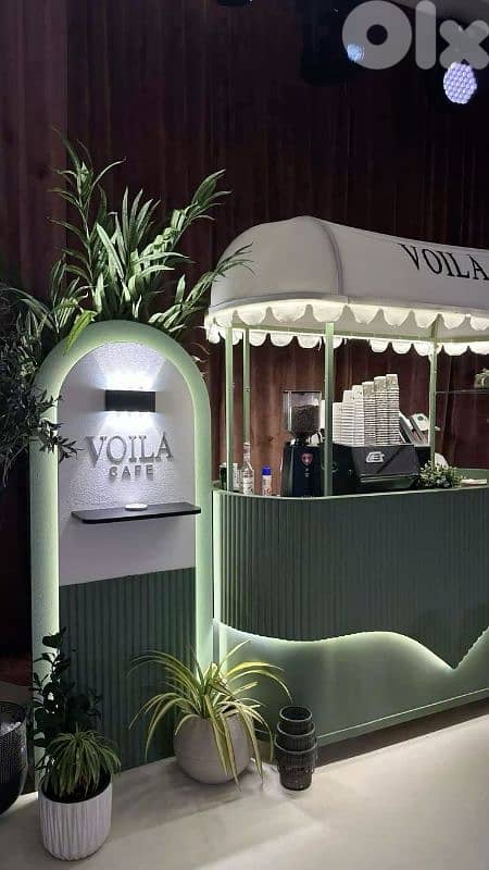 Indoor stand for mall and events 1