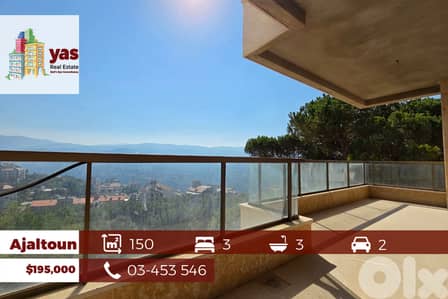 Ajaltoun 150m2 | New | Panoramic View | Calm Area | Private Street |TO