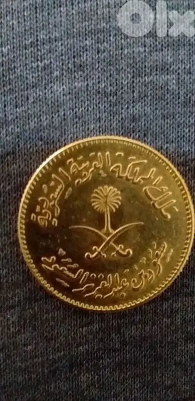 جنيه سعودي نادر دهب عيار  22سعر 1500$