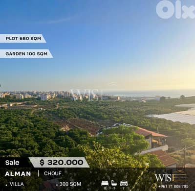 300 SQM Villa Nestled on a 680 SQM private land