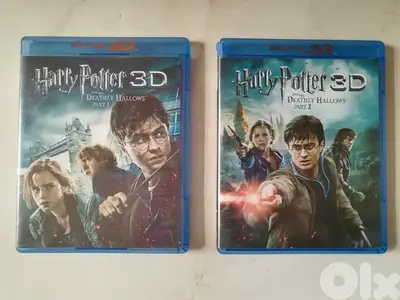 Harry Potter Deathly hallows 1&2 original bluray & bluray 3d
