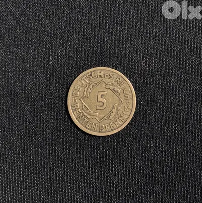 5 Rentenpfennig 1924 Coin, Deutsches Reich