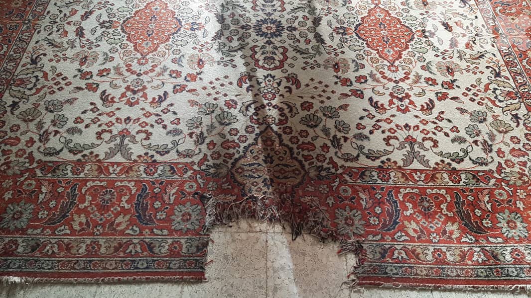 Vintage Antique German carpet. 3