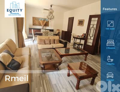 Furnished 195 SQM Apartment For Rent In Rmeil Achrafieh #ML215981