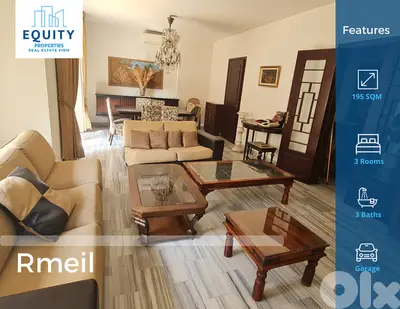 Furnished 195 SQM Apartment For Rent In Rmeil Achrafieh #ML215981