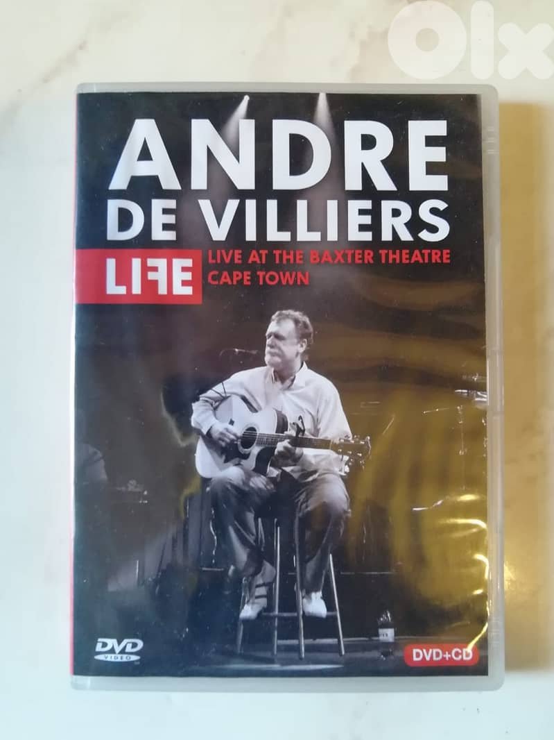 Andre De Villiers Live at the Baxter theatre cape town DVD + CD 0