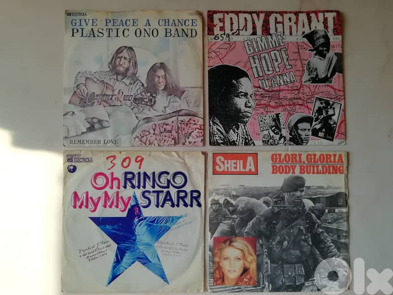 45t 7" vinyl collection any for 6$ 1